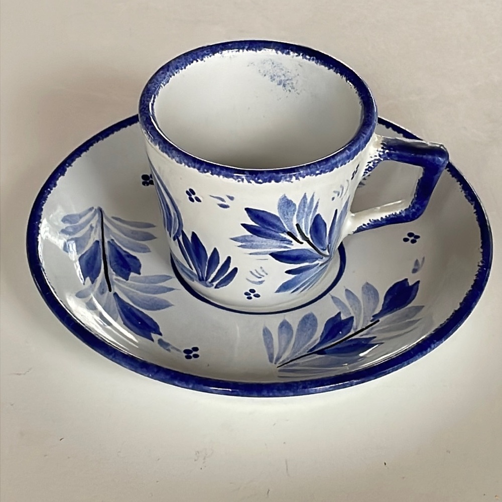 VTG Henriot Quimper Demitasse Cup & Saucer